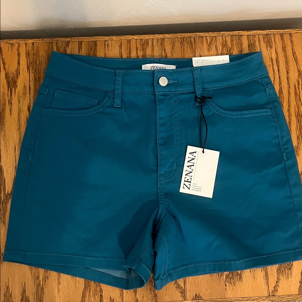 Zenana Colored High Waisted Shorts